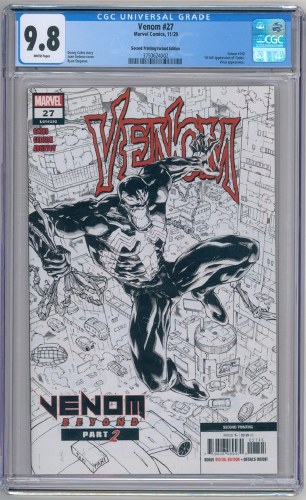 Venom (2018) #27 2nd Print 1:25 Variant