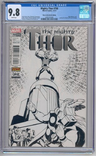 Mighty Thor (2016) #700 Stan Lee Box Sketch Variant