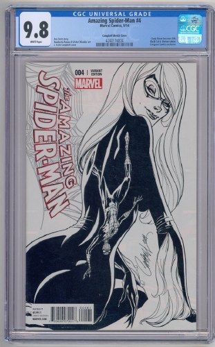 Amazing Spider-Man (2014) #4 Campbell Sketch Variant Cover