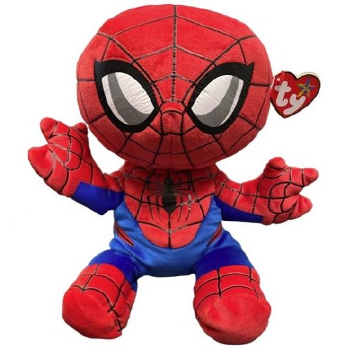 Spider-Man TY Beanie Babies Floppy Medium 13" Plush