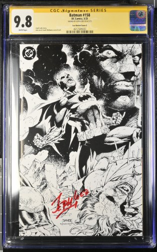 Batman (2016) #158 Jeph Loeb Signed 1:608 Variant Cover
