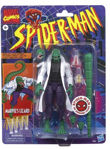Marvel Legends Spider-Man Retro Card Marvel's Lizard (Walmart Exclusive)