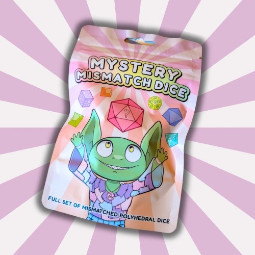 Mystery Dice Goblin Mystery Mismatched Dice Bag Blind Bag