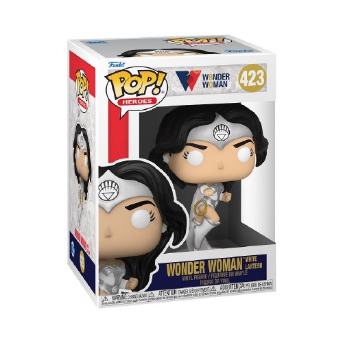 Pop Wonder Woman 80th Anniversary White Lantern Vinyl Figure