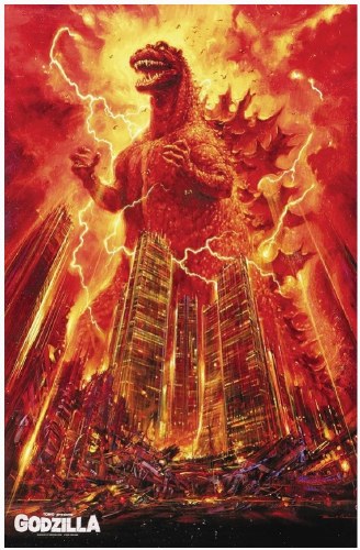 Godzilla Red 11" x 17" Poster