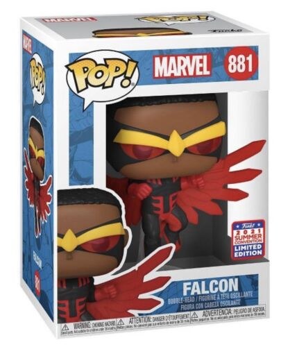 Pop Marvel Falcon Funko 2021 Summer Convention Limited Edition Exclusive