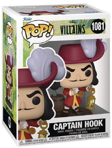 Pop Disney Villains Captain Hook Vinyl Figure