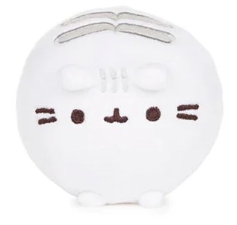 Pusheen White Squishy Round 3.5" Plush