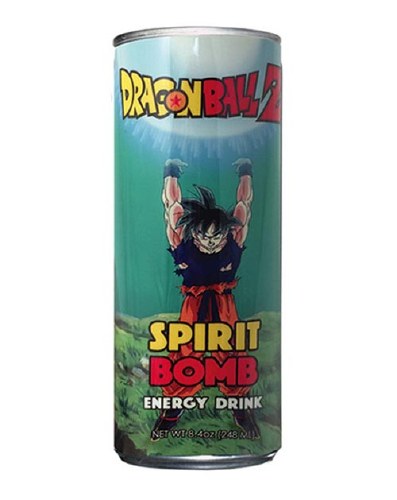 Dragon Ball Z Spirit Bomb 12 fl oz Energy Drink