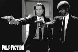 Pulp Fiction Duo Guns Poster