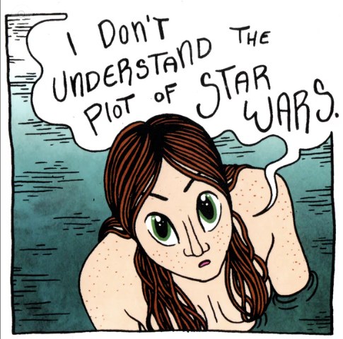 I Don't Understand the Plot of Star Wars Sticker
