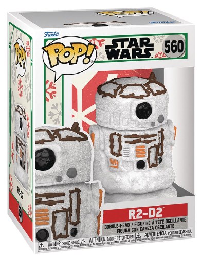 Pop Star Wars Holiday R2-D2 Snowman Vinyl Figure