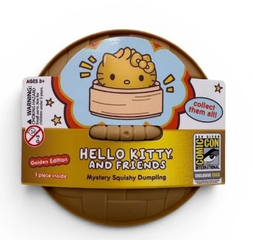 Hello Kitty Golden Edition Squishy Dumpling Blind Box SDCC 2026 Exclusive
