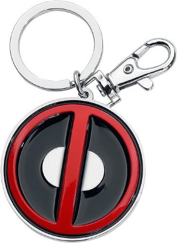 Deadpool Logo Pewter Keyring