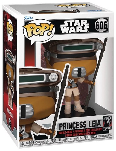 Pop Star Wars Return of the Jedi 40th Anniversary Princess Leia Boushh Vinyl Figure