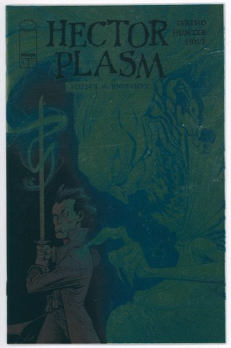 Hector Plasm Hunt the Bigfoot #1 Ryan Ottley Green Ecto Foil 1:50 Variant