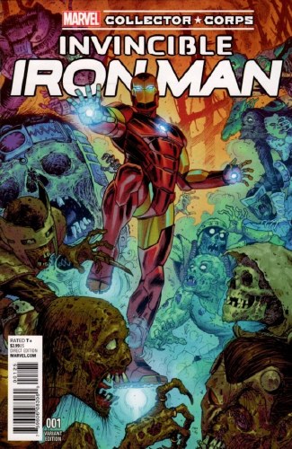 Invincible Iron Man (2015) #1 Collector Corps Variant Cover