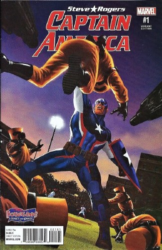 Captain America Steve Rogers #1 Borderlands Variant