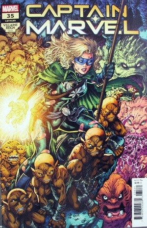 Captain Marvel (2019) #35 Nauck Devil's Reign Villain Cover