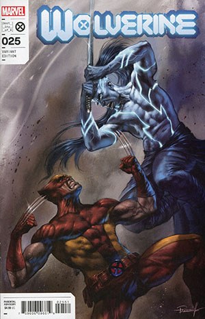 Wolverine (2020) #25 Parrillo 1:25 Variant Cover