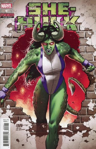 She-Hulk (2022) #9 Cafu Demonized Variant Cover