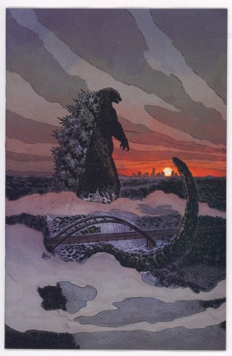 Godzilla vs America Texas #1 Lotfi Full Art 1:25 Variant