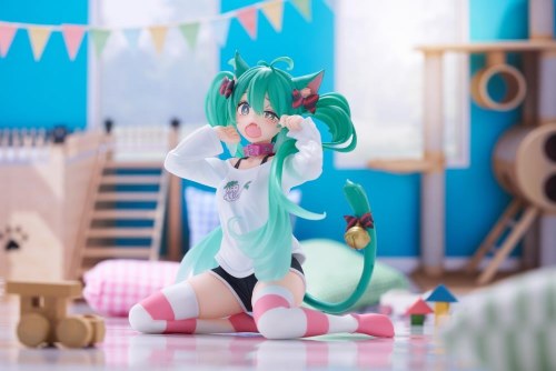 Hatsune Miku Cat Ear T-Shirt Ver Desktop Cute Figure