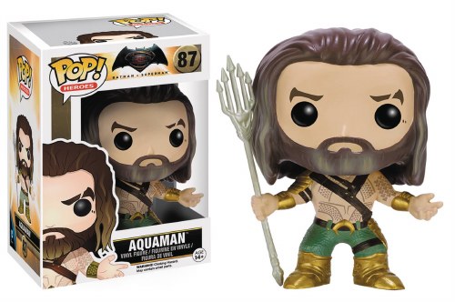 Pop Heroes Batman vs Superman Aquaman Vinyl Figure