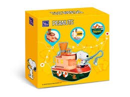 Peanuts Steam Boat Building Block Figure