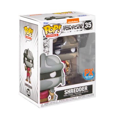 Pop Comics Teenage Mutant Ninja Turtles Shredder Previews Exclusive ...