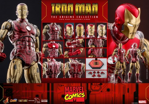 Iron Man Origins Diecast Sixth Scale Hot Toys Figure