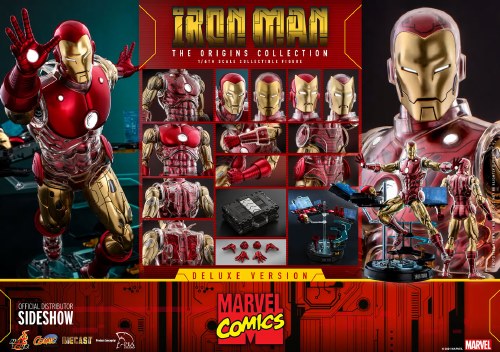 Iron Man Deluxe The Origins 1:6 Scale Hot Toys Figure
