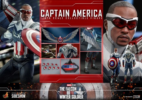 Falcon and the Winter Soldier Captain America 1:6 Scale Hot Toys Figure