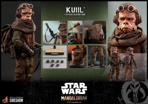 Star Wars The Mandalorian Kuiil 1:6 Scale Hot Toys Figure