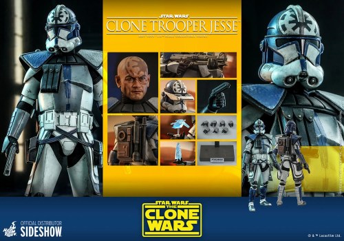 Star Wars The Clone Wars Clone Trooper Jesse 1:6 Scale Hot Toys Figure