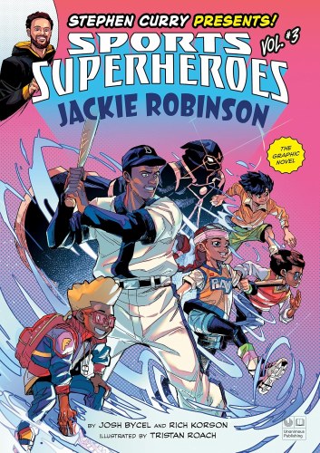 Jackie Robinson SC Stephen Curry Sports Superheroes