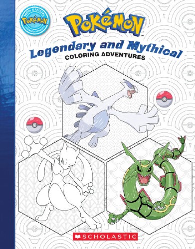 Pokemon Legendary and Mythical Coloring Adventures Coloring Book SC