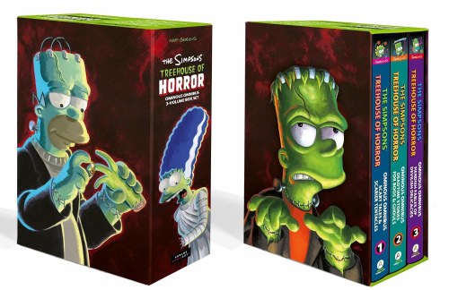 Simpsons Treehouse of Horror Ominous 3 Volume Box Set HC Complete Collector's Edition