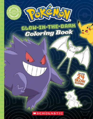 Pokemon Glow in the Dark Coloring Book SC