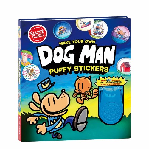 Make Your Own Dog Man Puffy Stickers Activity Book
