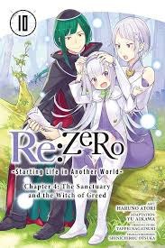 Re:Zero Starting Life in Another World Chapter 4 Sanctuary and the Witch of Greed Vol 10 SC