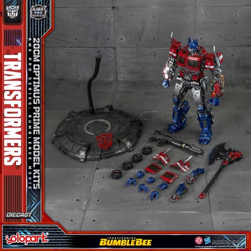 Transformers Bumblebee Optimus Prime AMK PRO Series 20cm Diecast Model Kit