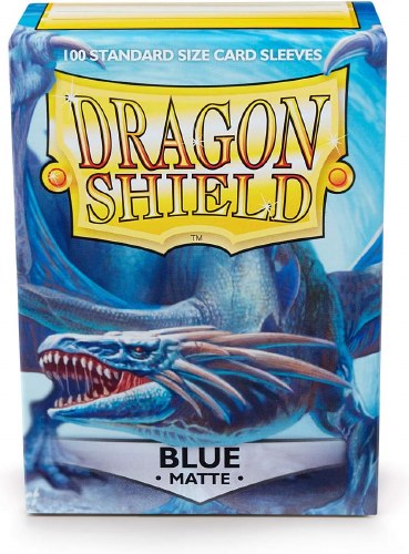 Dragon Shield Blue Matte Card Sleeve 100-Count Pack