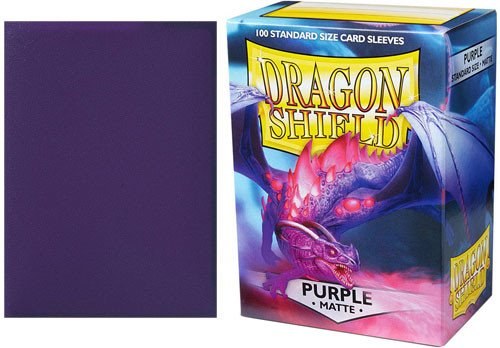 Dragon Shield Matte Purple Card Sleeve 100-Count Pack
