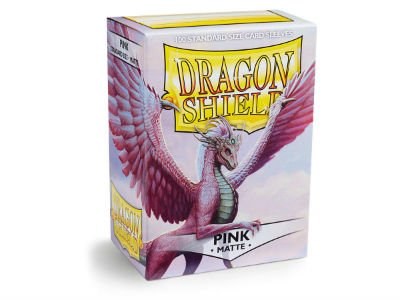 Dragon Shield Matte Pink Card Sleeve 100-Count Pack