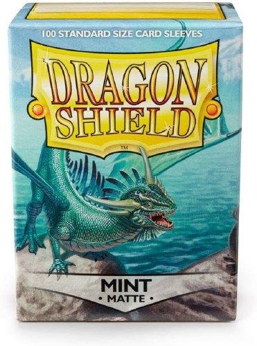 Dragon Shield Mint Matte Card Sleeve 100-Count Pack