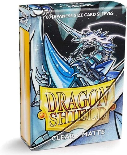 Dragon Shield Clear Mini Matte Card Sleeve 60-Count Pack