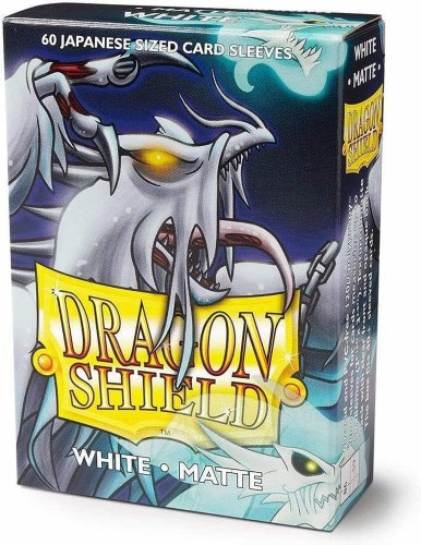 Dragon Shield White Mini Matte Card Sleeve 60-Count Pack