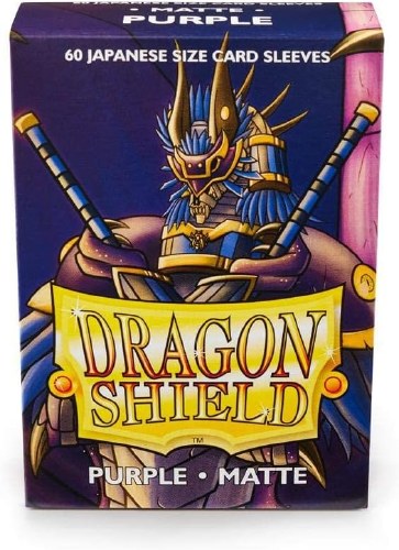 Dragon Shield Purple Mini Matte Card Sleeve 60-Count Pack