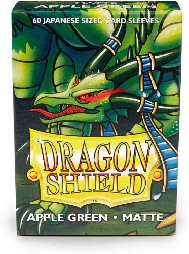 Dragon Shield Apple Green Mini Matte Card Sleeve 60-Count Pack